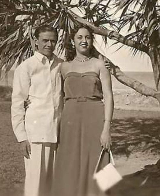 Mis padres de luna de miel en Miami 1951
