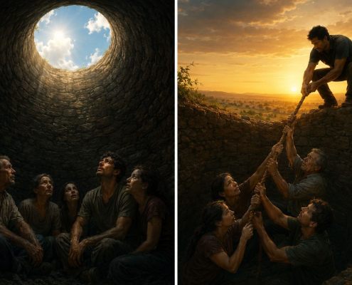 La parabola del pozo